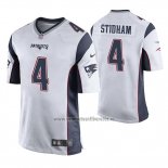 Camiseta NFL Game New England Patriots Jarrett Stidham Blanco