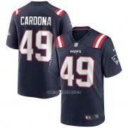 Camiseta NFL Game New England Patriots Joe Cardona Azul