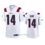 Camiseta NFL Game New England Patriots Mohamed Sanu 2020 Blanco