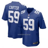 Camiseta NFL Game New York Giants Lorenzo Carter Azul