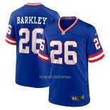 Camiseta NFL Game New York Giants Saquon Barkley Classic Azul