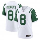 Camiseta NFL Game New York Jets Aaron Rodgers Classic Alterno Blanco