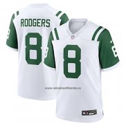 Camiseta NFL Game New York Jets Aaron Rodgers Classic Alterno Blanco