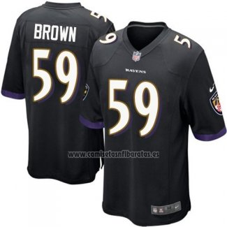 Camiseta NFL Game Nino Baltimore Ravens Brown Negro