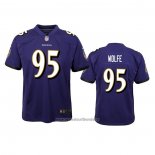 Camiseta NFL Game Nino Baltimore Ravens Derek Wolfe Violeta