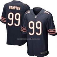 Camiseta NFL Game Nino Chicago Bears Hampton Blanco Negro