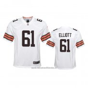 Camiseta NFL Game Nino Cleveland Browns Jordan Elliott 2020 Blanco