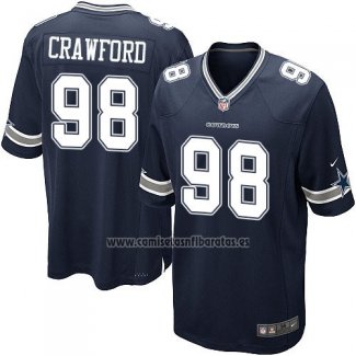 Camiseta NFL Game Nino Dallas Cowboys Crawford Negro