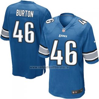 Camiseta NFL Game Nino Detroit Lions Burton Azul