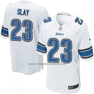 Camiseta NFL Game Nino Detroit Lions Slay Blanco