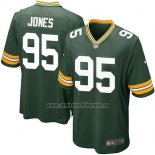 Camiseta NFL Game Nino Green Bay Packers Jones Verde Militar