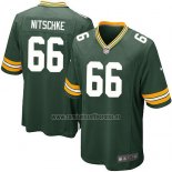 Camiseta NFL Game Nino Green Bay Packers Nitschke Verde Militar