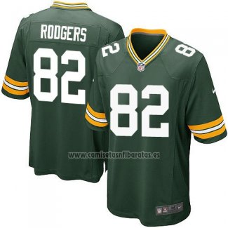 Camiseta NFL Game Nino Green Bay Packers Rodgers Verde Militar