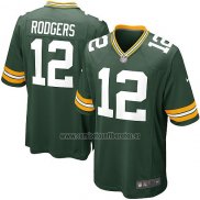 Camiseta NFL Game Nino Green Bay Packers Rodgers Verde Militar2