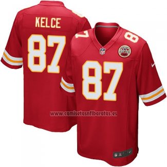 Camiseta NFL Game Nino Kansas City Chiefs Kelce Rojo