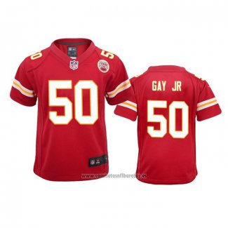 Camiseta NFL Game Nino Kansas City Chiefs Willie Gay Jr. Rojo