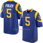 Camiseta NFL Game Nino Los Angeles Rams Foles Azul