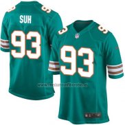 Camiseta NFL Game Nino Miami Dolphins Suh Verde Oscuro