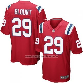 Camiseta NFL Game Nino New England Patriots Blount Rojo