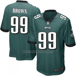 Camiseta NFL Game Nino Philadelphia Eagles Brown Verde Oscuro