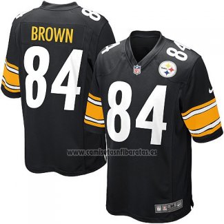 Camiseta NFL Game Nino Pittsburgh Steelers Brown Negro