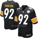 Camiseta NFL Game Nino Pittsburgh Steelers Harrison Negro