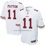 Camiseta NFL Game Nino San Francisco 49ers Patton Blanco