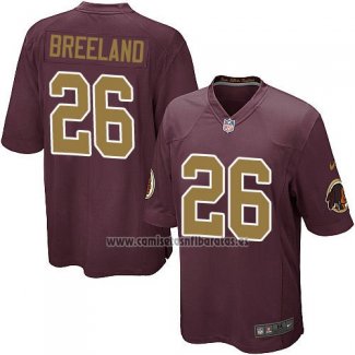 Camiseta NFL Game Nino Washington Commanders Breeland Marron