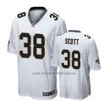 Camiseta NFL Game Saints Boston Scott Blanco