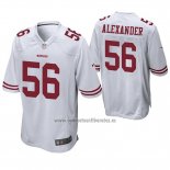 Camiseta NFL Game San Francisco 49ers Kwon Alexander Blanco