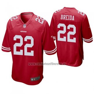 Camiseta NFL Game San Francisco 49ers Matt Breida Rojo