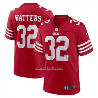 Camiseta NFL Game San Francisco 49ers Ricky Watters Retired Rojo