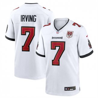 Camiseta NFL Game Tampa Bay Buccaneers Bucky Irving 50th Anniversary Blanco
