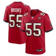 Camiseta NFL Game Tampa Bay Buccaneers Derrick Brooks 50th Anniversary Rojo