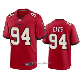 Camiseta NFL Game Tampa Bay Buccaneers Khalil Davis Rojo