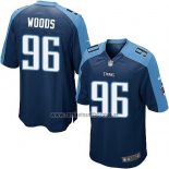 Camiseta NFL Game Tennessee Titans Woods Azul2