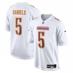 Camiseta NFL Game Washington Commanders Jayden Daniels Blanco