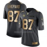 Camiseta NFL Gold Anthracite New York Giants Shepard Salute To Service 2016 Negro