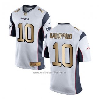 Camiseta NFL Gold Game New England Patriots Garoppolo Blanco