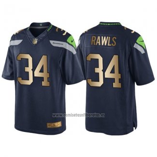 Camiseta NFL Gold Game Seattle Seahawks Rawls Profundo Azul