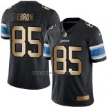 Camiseta NFL Gold Legend Detroit Lions Ebron Negro