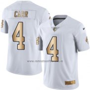 Camiseta NFL Gold Legend Las Vegas Raiders Carr Blanco