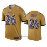Camiseta NFL Legend Baltimore Ravens Geno Stone Inverted Oro