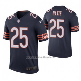 Camiseta NFL Legend Chicago Bears Mike Davis Azul Color Rush