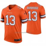 Camiseta NFL Legend Denver Broncos Aaron Burbridge Naranja Color Rush