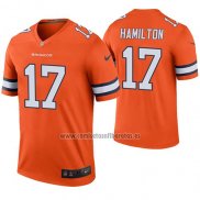 Camiseta NFL Legend Denver Broncos Daesean Hamilton Naranja Color Rush