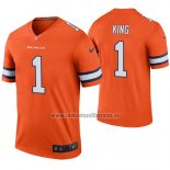 Camiseta NFL Legend Denver Broncos Marquette King Naranja Color Rush
