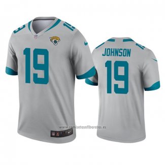 Camiseta NFL Legend Jacksonville Jaguars Collin Johnson Inverted Gris