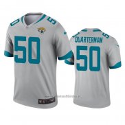 Camiseta NFL Legend Jacksonville Jaguars Shaquille Quarterman Inverted Gris