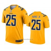 Camiseta NFL Legend Los Angeles Chargers Chris Harris Jr Inverted Oro